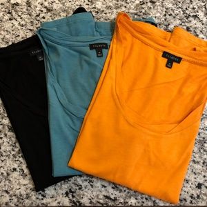 Talbots Twist Collar Tank Top (Set of 3)